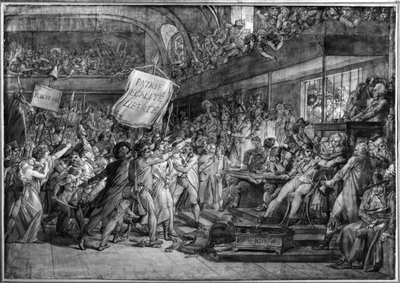 The People of Paris storm the Tuileries on 10 August, 1792 by Baron François Pascal Simon Gérard